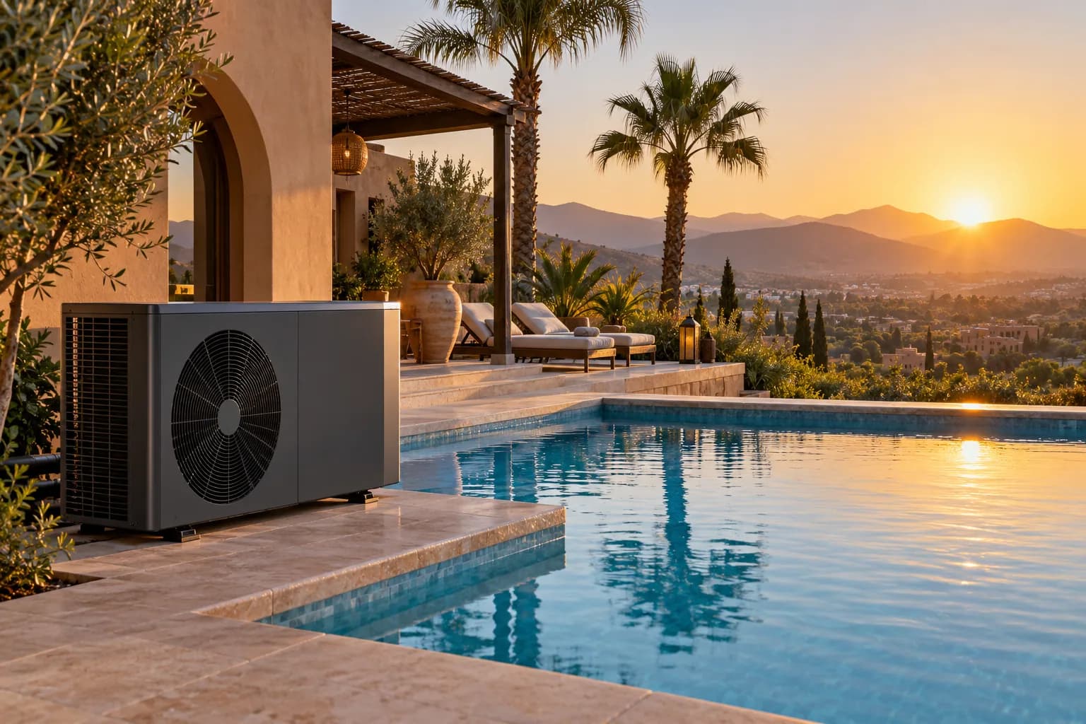 Équipement de chauffage pour piscine